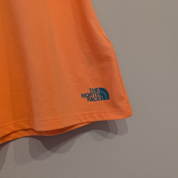 The North Face Vapor Wick Racerback Tank Top Women's Small Neon Orange FLAWS 98 - Picture 4 of 12